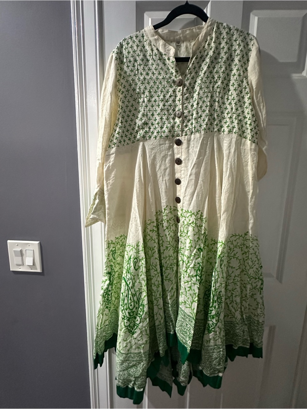 Indian cotton kurti / Boho style high low tunic